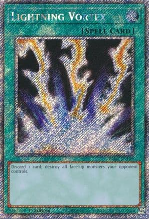 Lightning Vortex (Platinum Secret Rare) (RA03-EN148) - Quarter Century Bonanza 1st Edition