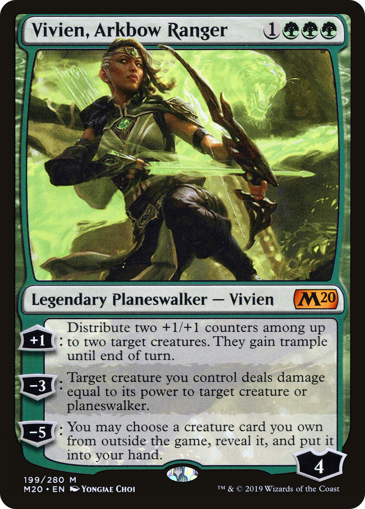 Vivien, Arkbow Ranger [Core Set 2020] Foil