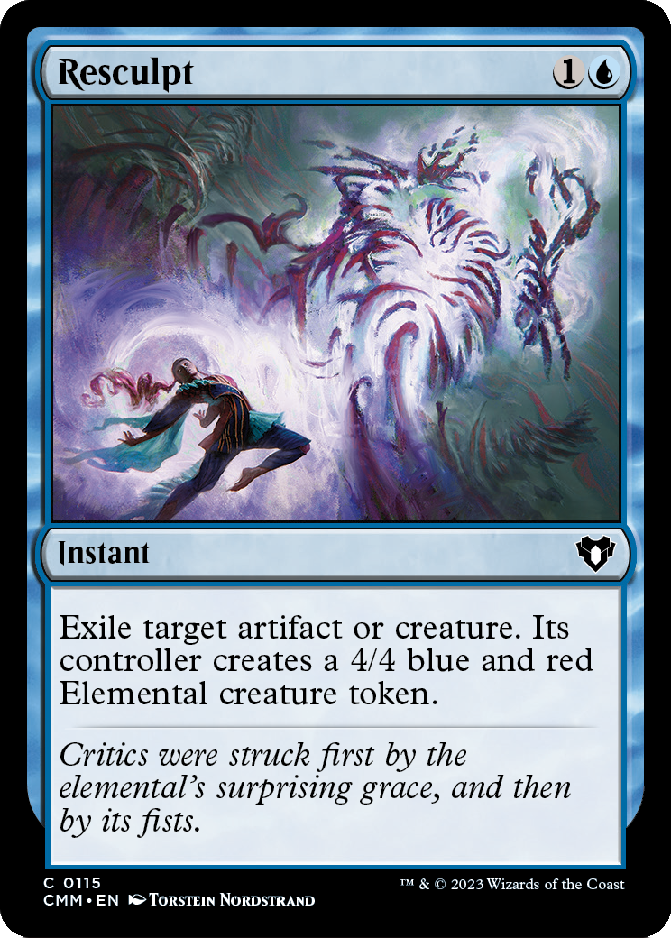 Resculpt [Commander Masters] Foil