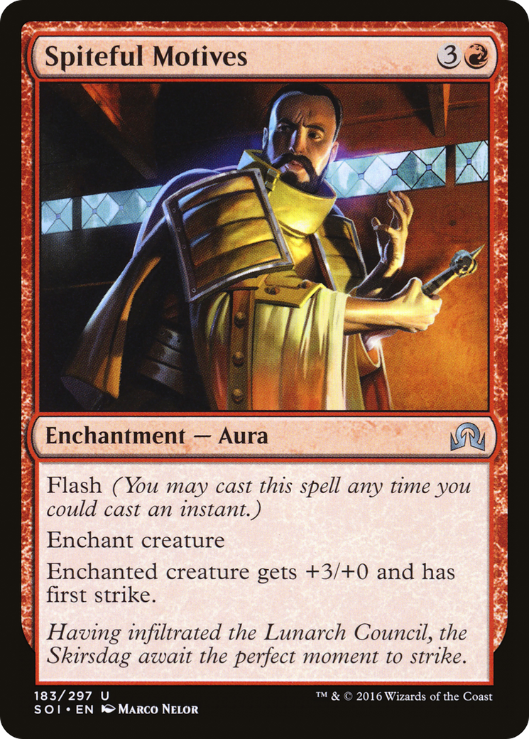 Spiteful Motives [Shadows over Innistrad] Foil