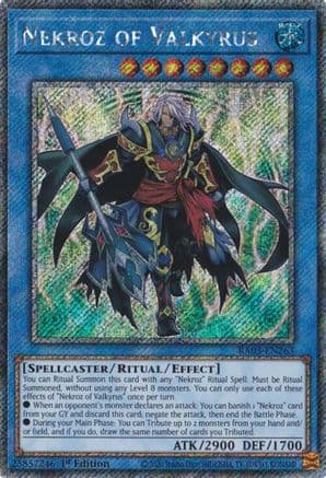 Nekroz of Valkyrus (Platinum Secret Rare) (RA03-EN263) - Quarter Century Bonanza 1st Edition