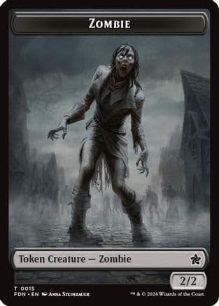 Zombie // Goblin Doubled-Sided Token (15 // 21) [Foundations]