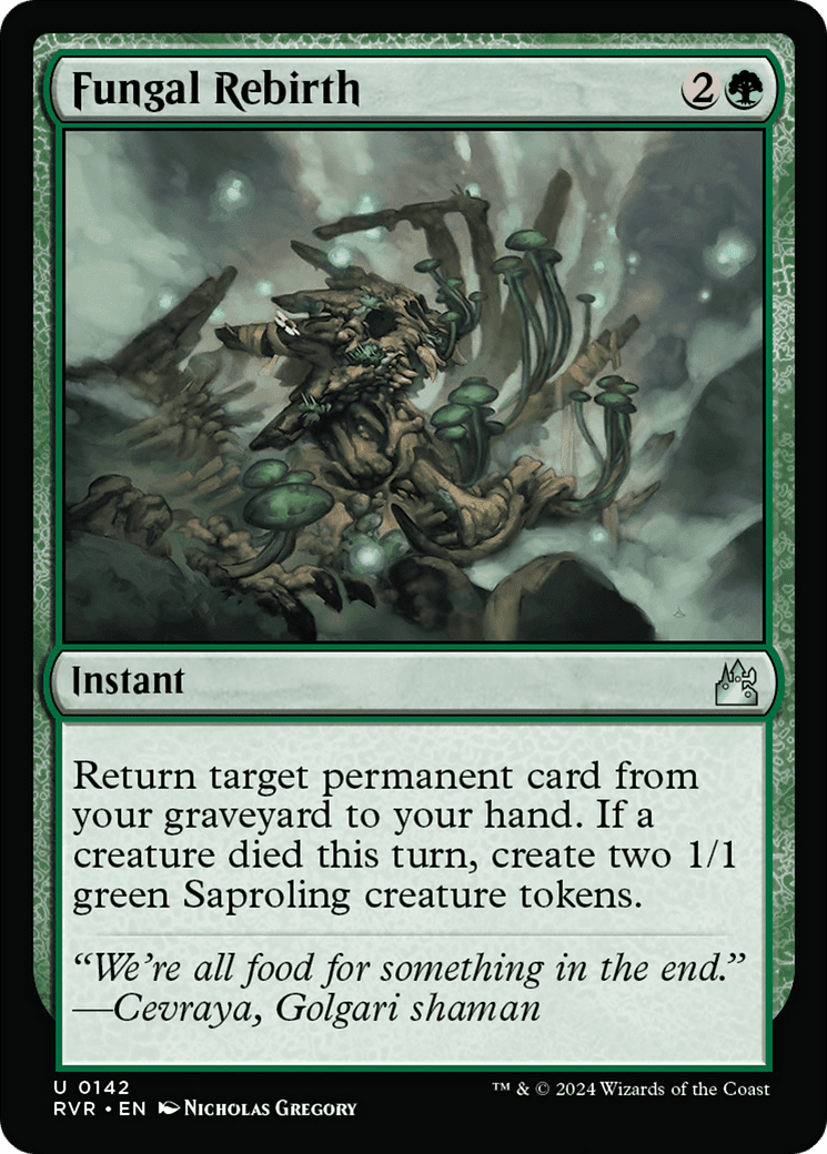 Fungal Rebirth [Ravnica Remastered] Foil