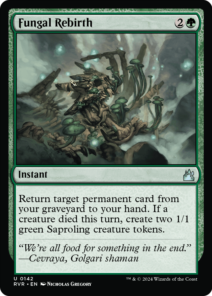 Fungal Rebirth [Ravnica Remastered] Foil