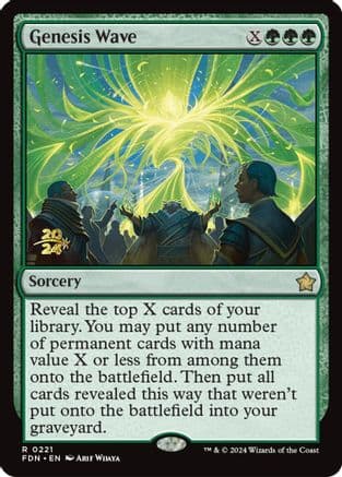 Genesis Wave |  Foil (221) [Prerelease Cards]