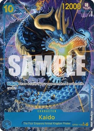 Kaido (OP05-118) (Alternate Art) (OP05-118) - Premium Booster -The Best- Foil
