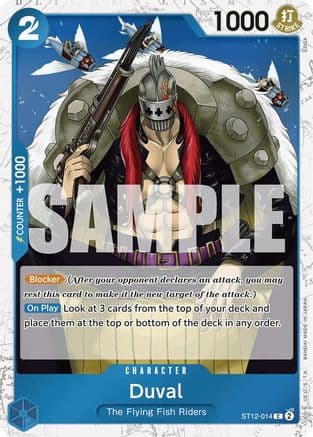 Duval (Jolly Roger Foil) (ST12-014) - Premium Booster -The Best- Foil