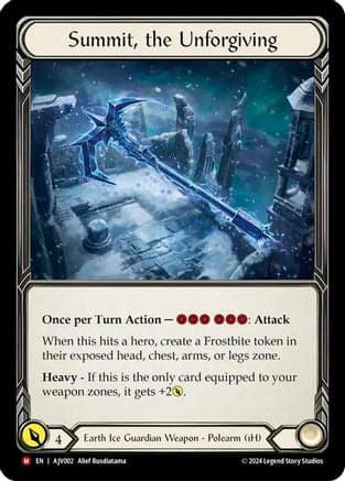 Summit, the Unforgiving (AJV002) - Armory Deck: Jarl Vetreidi