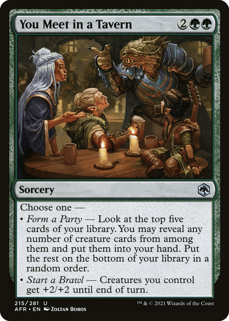 You Meet in a Tavern [Dungeons & Dragons: Adventures in the Forgotten Realms] Foil