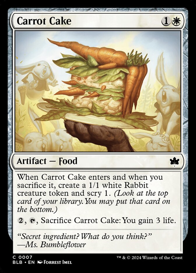 Carrot Cake 7 (Bloomburrow)  - Foil