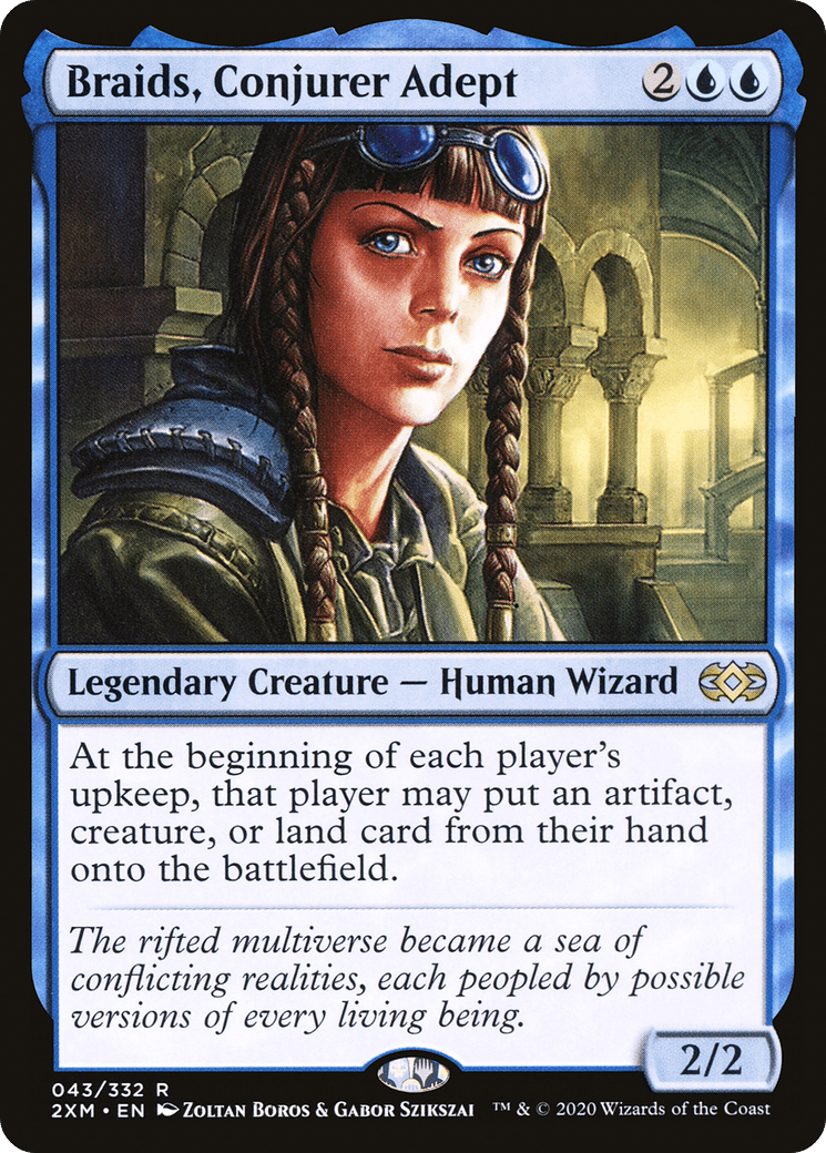 Braids, Conjurer Adept [Double Masters] Foil