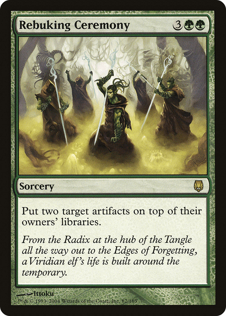 Rebuking Ceremony [Darksteel] Foil