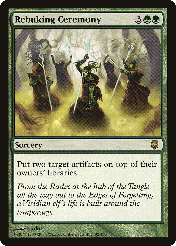 Rebuking Ceremony [Darksteel] Foil