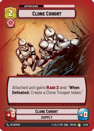 Clone Cohort |  (12/20)  [Twilight of the Republic Weekly Play Promos]