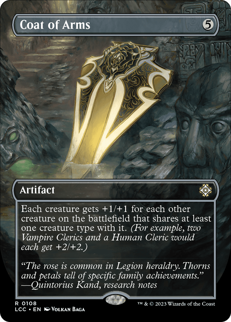 Coat of Arms (Borderless) [The Lost Caverns of Ixalan Commander] Foil