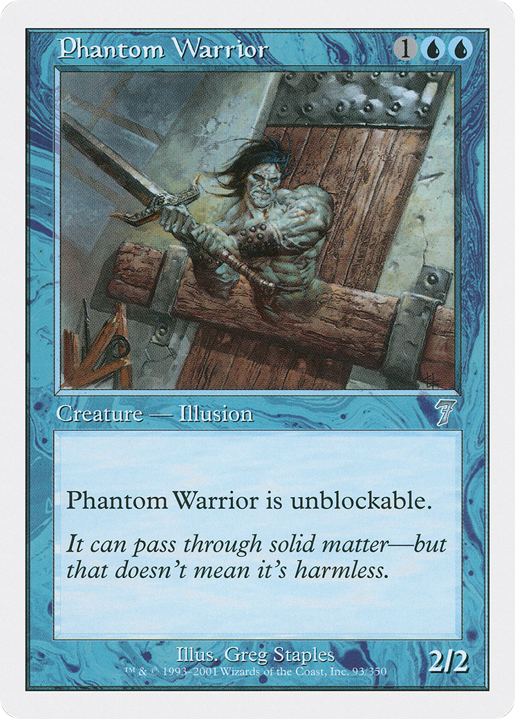 Phantom Warrior [Seventh Edition] Foil