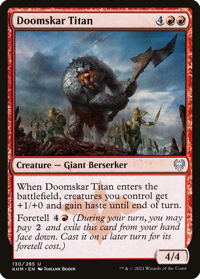 Doomskar Titan 130/285 (Kaldheim)  - Foil
