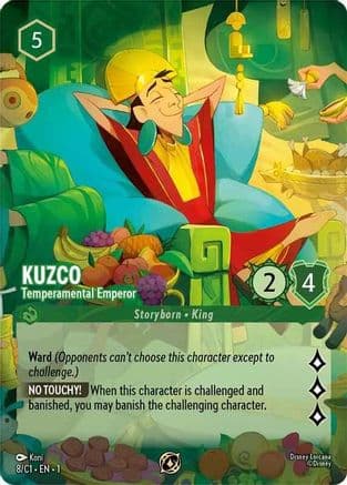 Kuzco - Temperamental Emperor | Holofoil (8) [Disney Lorcana Promo Cards]