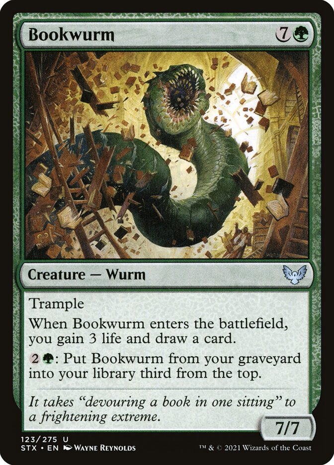 Bookwurm 123 (Strixhaven: School of Mages) 