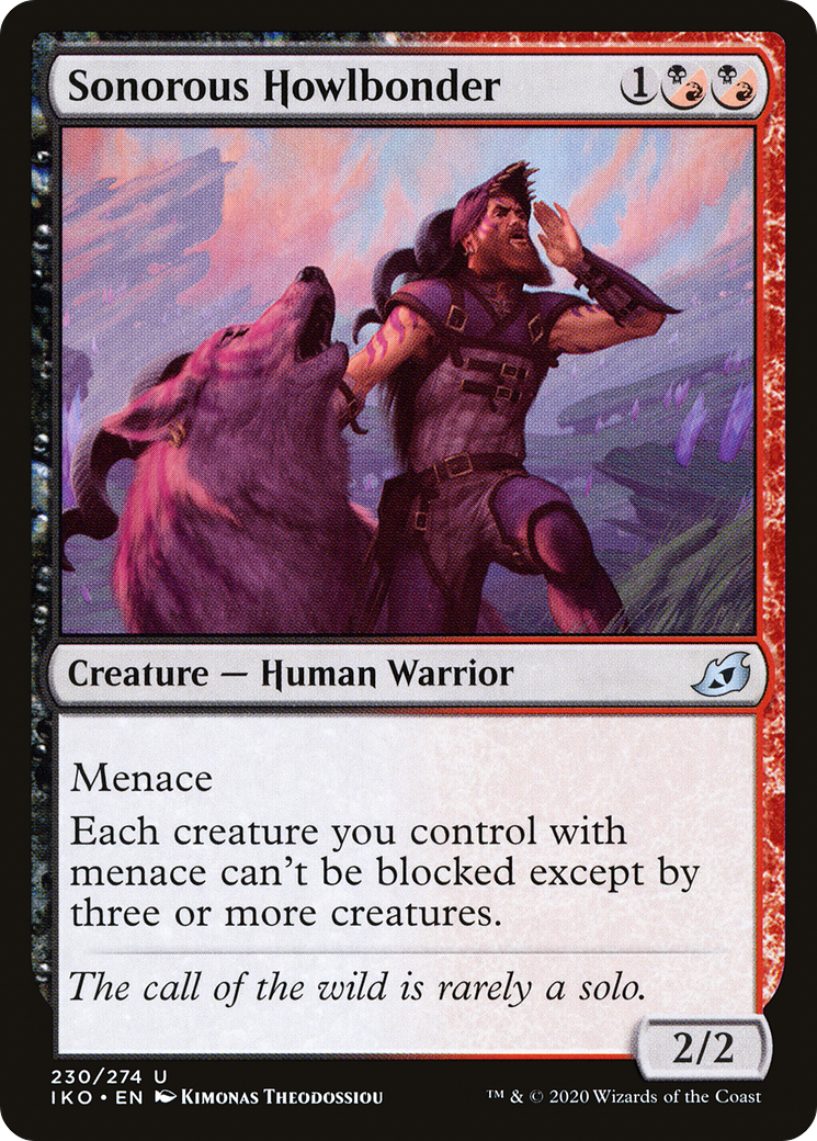 Sonorous Howlbonder [Ikoria: Lair of Behemoths] Foil