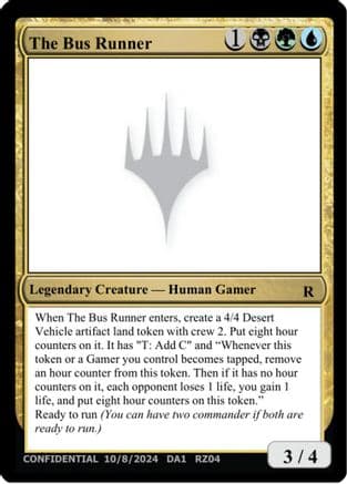 The Bus Runner |  () [Un-Known Event Playtest Cards]
