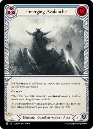 Emerging Avalanche (Blue) (AJV019) - Armory Deck: Jarl Vetreidi