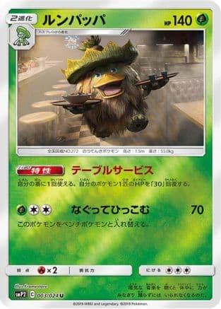 Ludicolo (003/024) (Japanese) - smP2 Great Detective Pikachu Holofoil