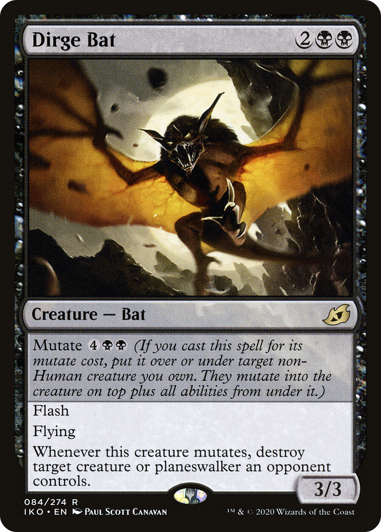 Dirge Bat [Ikoria: Lair of Behemoths] Foil