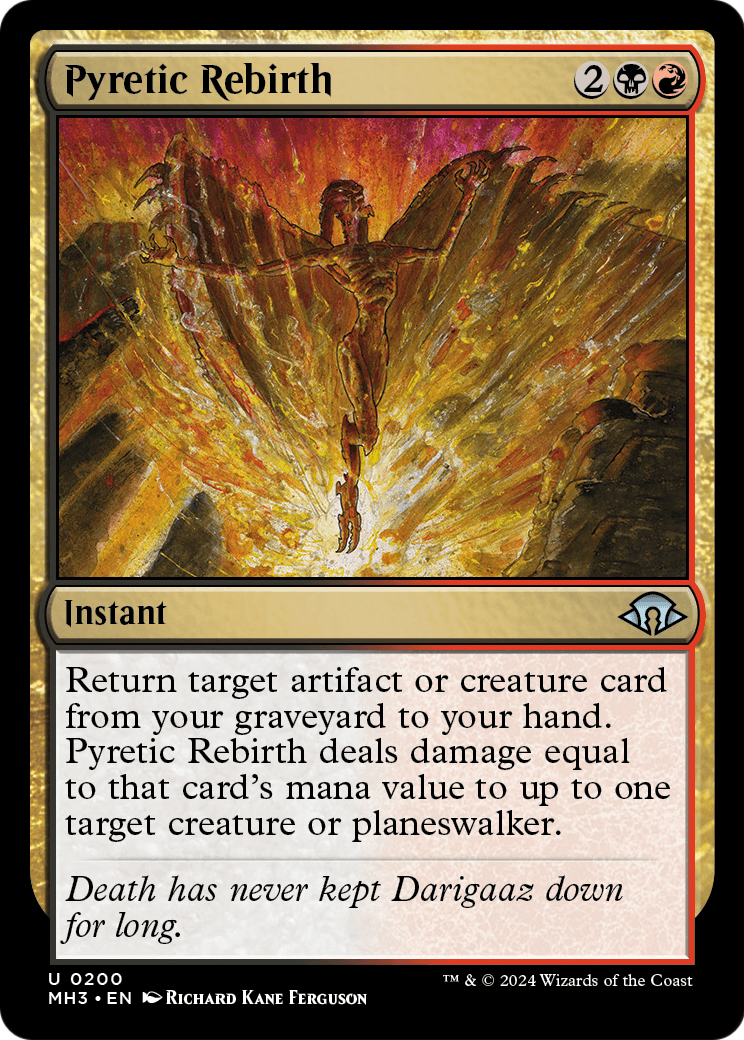 Pyretic Rebirth [Modern Horizons 3] Foil