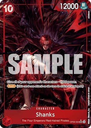 Shanks (004) (Alternate Art) (EMPERORS IN THE NEW WORLD) Foil