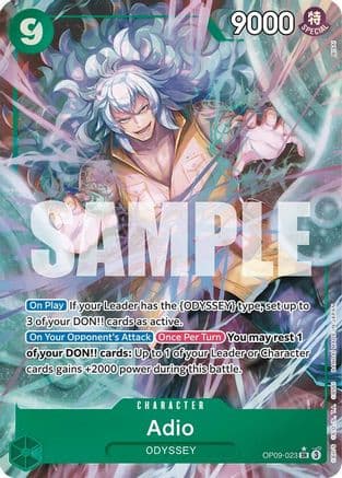 Adio (Parallel) (EMPERORS IN THE NEW WORLD) Foil