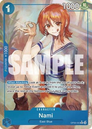 Nami (050) (Parallel) (EMPERORS IN THE NEW WORLD) Foil