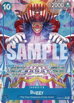 Buggy (051) (Alternate Art) (EMPERORS IN THE NEW WORLD) Foil