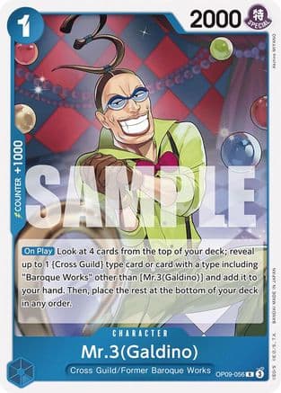 Mr.3(Galdino) (EMPERORS IN THE NEW WORLD) Foil