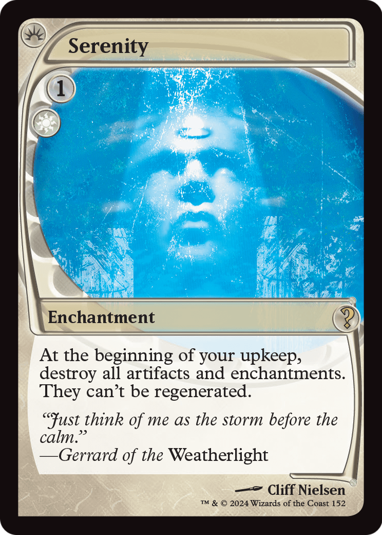 Serenity (Future Sight) [Mystery Booster 2] Foil