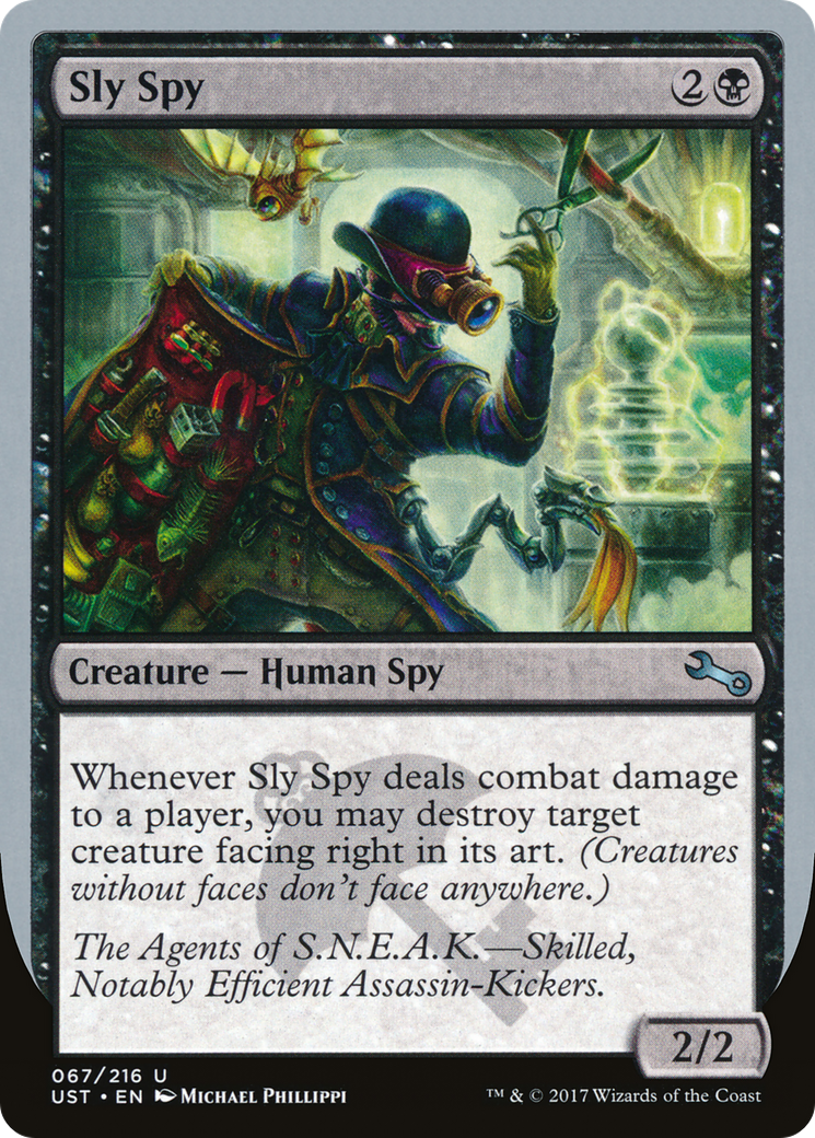 Sly Spy ("Skilled, Notably Efficient Assassin-Kickers") [Unstable] Foil
