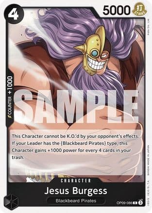 Jesus Burgess (EMPERORS IN THE NEW WORLD) Foil