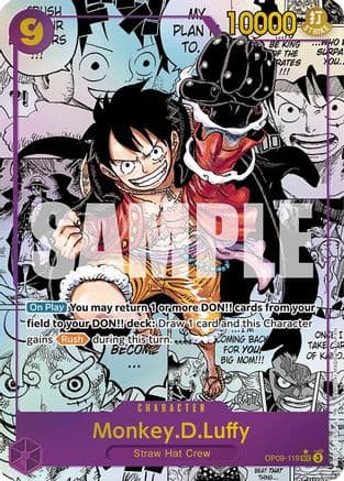 Monkey.D.Luffy (119) (Parallel) (EMPERORS IN THE NEW WORLD) Foil