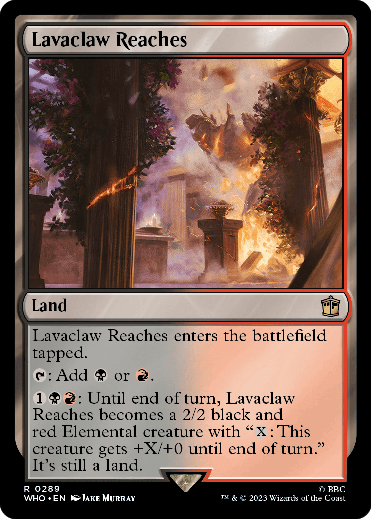 Lavaclaw Reaches [Doctor Who] Foil