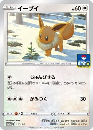 Eevee - 220/S-P (220/S-P) (Japanese) - SP Sword  Shield Promos