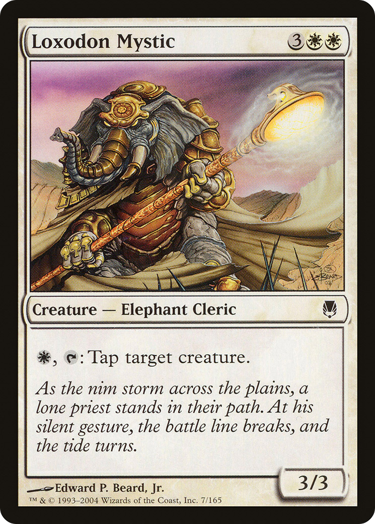Loxodon Mystic [Darksteel] Foil