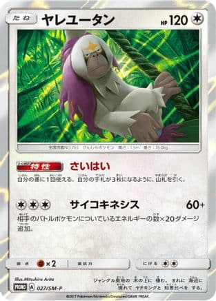 Oranguru - 027/SM-P (027/SM-P) (Japanese) - SMP Sun  Moon Promos Holofoil