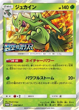 Sceptile - 228/SM-P (228/SM-P) (Japanese) - SMP Sun  Moon Promos Holofoil