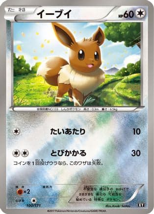 Eevee (100/171) (Japanese) - SM The Best of XY