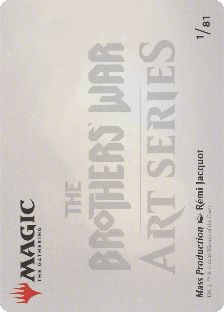 Mass Production // Mass Production (ABRO-001) - The Brothers' War Art Series (Borderless) Foil