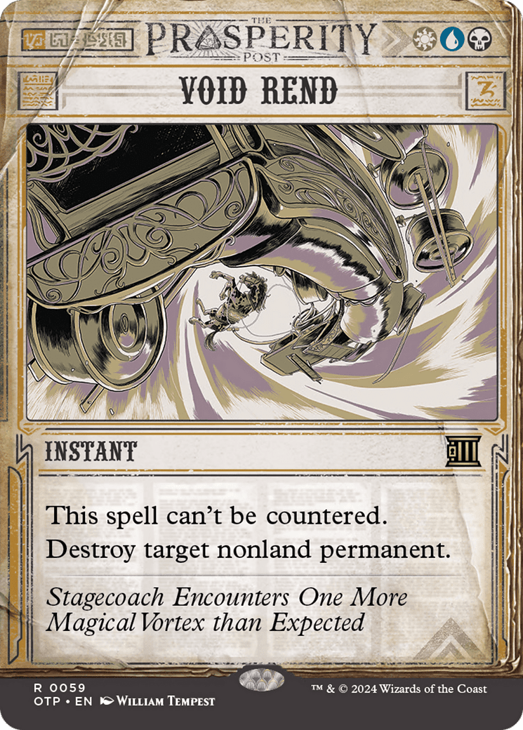Void Rend [Outlaws of Thunder Junction: Breaking News] Foil