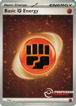 Fighting Energy (2023) 006- Professor Program Promos Holofoil
