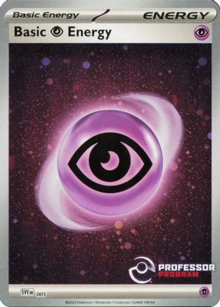 Psychic Energy (2023) 005- Professor Program Promos Holofoil