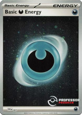 Darkness Energy (2023) 007- Professor Program Promos Holofoil