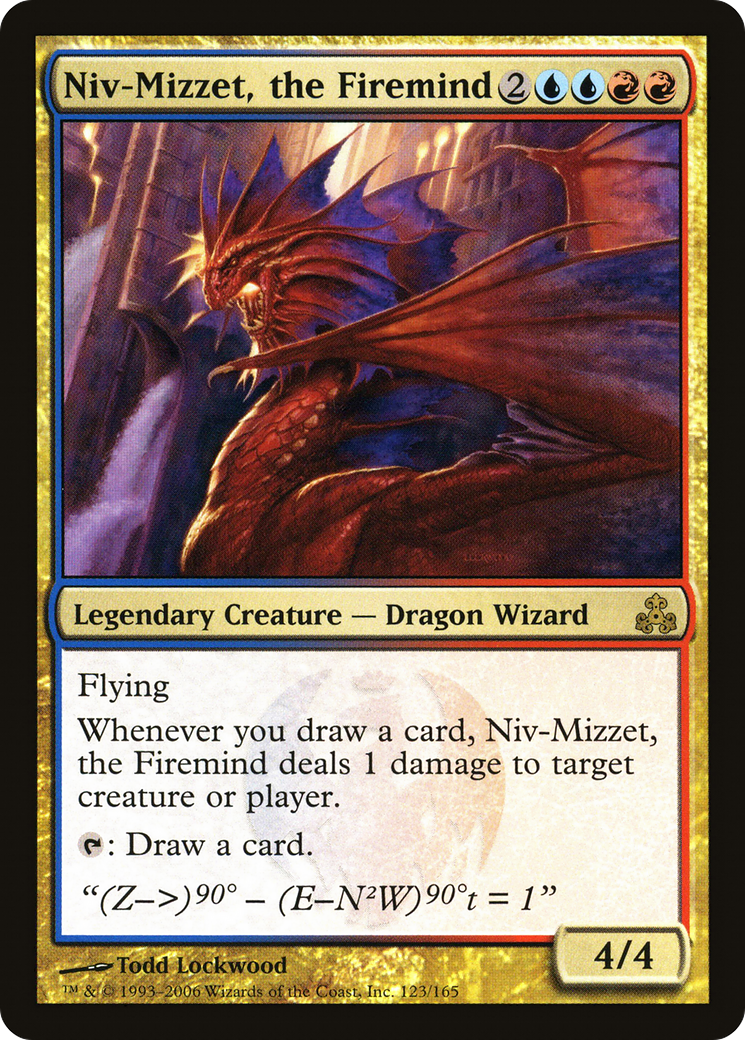 Niv-Mizzet, the Firemind [Guildpact] Foil